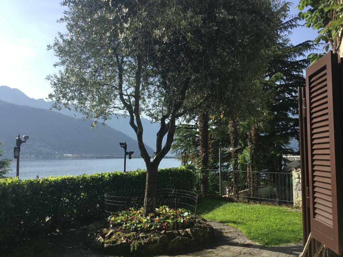 Mon Amour Appartamento In Villa Vista Lago A Lugano-Мелиде Екстериор снимка