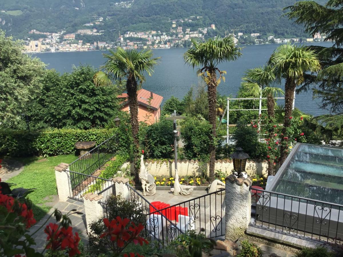 Mon Amour Appartamento In Villa Vista Lago A Lugano-Мелиде Екстериор снимка